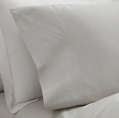 Percale Hemmed Pillowcase Set - Mist