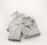 Signature Long Sleeve & Pants Pajama Set - Pewter