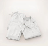 Signature Short Sleeve & Pants Pajama Set - White