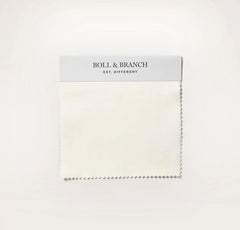 Percale Vintage Washed Fabric Swatch - Vintage Cream