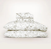 Signature Hemmed Sheet Set - Pewter Botanical