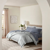 Percale Hemmed Sheet Set - Mineral