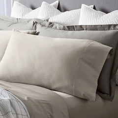 Signature Hemmed Pillowcase Set - Pewter