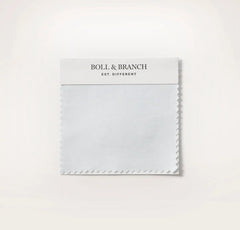 Percale Hemmed Fabric Swatch - Sky