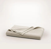 Ribbed Knit Baby Blanket - Heathered Oatmeal