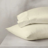 Reserve Embellished Pillowcase Set - Ivory Lattice Jacquard