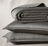 Reserve Lattice Quilt Set - Stone