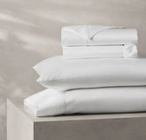 Reserve Embellished Sheet Set - White Lattice Jacquard