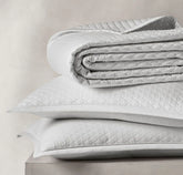 Reserve Lattice Quilt Set - White