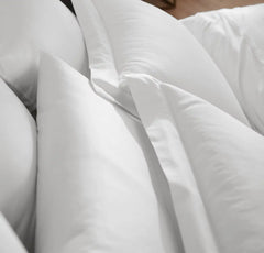 Reserve Embellished Duvet Set - White Lattice Jacquard