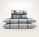 Flannel Sheet Set - Shore Heathered Plaid
