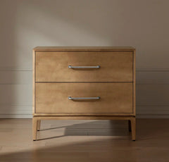2-Drawer Wood Nightstand - Bluff