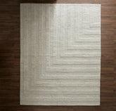 Modern Framed Rug - Heathered Natural