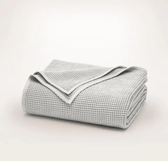 Waffle Bed Blanket - Mist