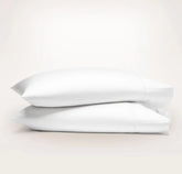 Signature Embellished Pillowcase Set - White/White Embroidered