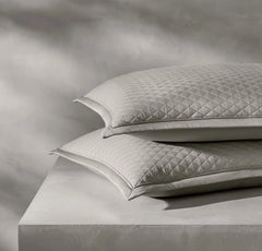 Reserve Lattice Quilted Sham - Pewter