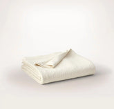 Dappled Vela Classic Coverlet - Cream