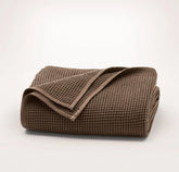 Waffle Bed Blanket - Espresso