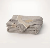 Court Knit Throw Blanket - Heathered Pewter