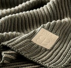 Sunday Knit Throw Blanket - Juniper/Sageleaf