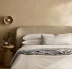 Linen Woven Icon Pillow Cover (Lumbar) - Melange Natural