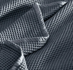 Waffle Bed Blanket - Mineral