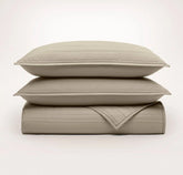 Signature Stripe Quilt Set - Oak