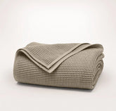 Waffle Bed Blanket - Oak