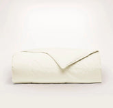 Percale Quilted Down Comforter - Cream