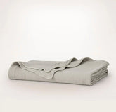 Dream Bed Blanket - Pewter/Cream Picot