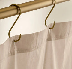 Ottoman Ribbed Shower Curtain - Sand