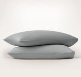 Signature Embellished Pillowcase Set - Shore/Bluestone Piped Edge