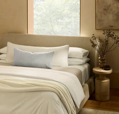Threadmark Pillow Cover (Grand Lumbar) - Soft White/Melange Natural