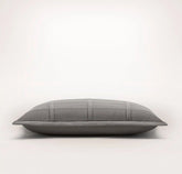 Signature Modern Grid Quilted Sham - Stone