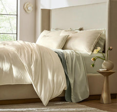 Signature Vintage Washed Duvet Set - Vintage Cream