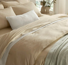 Signature Vintage Washed Duvet Set - Vintage Sand
