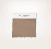 Percale Hemmed Fabric Swatch - Walnut
