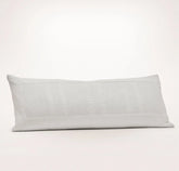 Fluted Pillow Cover (Lumbar) - White