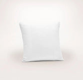 Linen Velvet Paneled Pillow Cover (20x20) - White