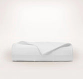 Signature Modern Grid Quilt - White