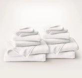 Complete Turkish Ribbed Bath Towel Bundle