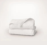 Turkish Ultra Plush Hand Towels (Pair) - White