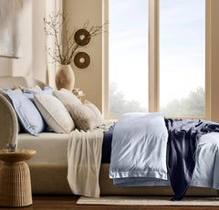 Essential Bed Blanket - Coastal Navy