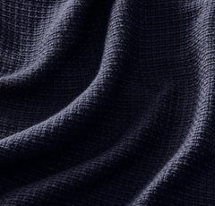 Lightweight Bed Blanket - Coastal Navy
