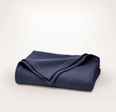 Lightweight Bed Blanket - Coastal Navy