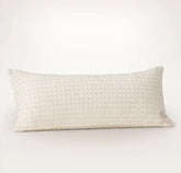 Mosaic Waffle Pillow Cover - Cream/Oak