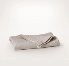 Dream Baby Blanket - Pewter/Cream Picot