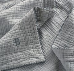 Dream Baby Blanket - Shore/Bluestone Picot