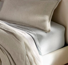 Linen Duvet Set - Melange Natural