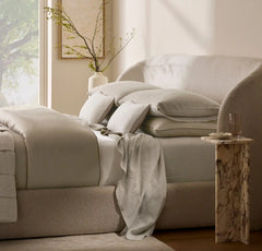 Linen Pillowcase Set - Melange Natural